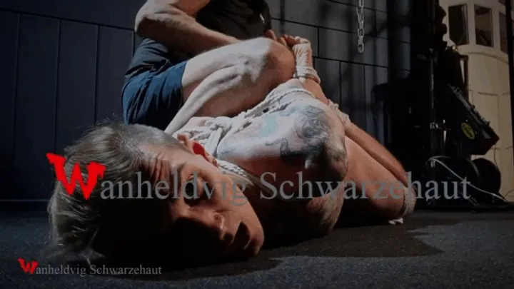 Wanheldvig Schwarzehaut - NICKY TAPE GAGGED and ROPE BONDAGE HD 720p