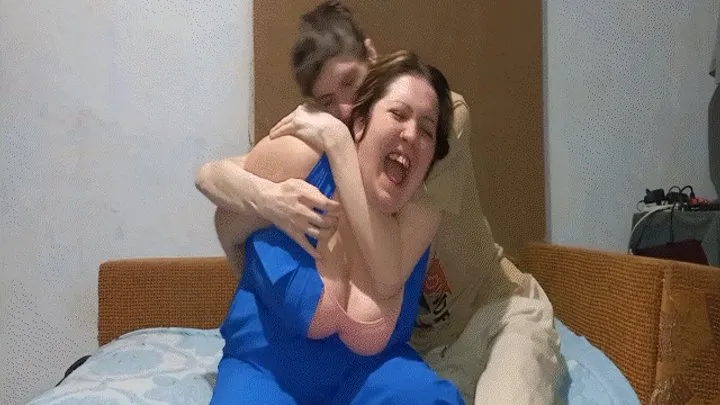 Appetizing Crumpet - Tickle busty Natalie MP4