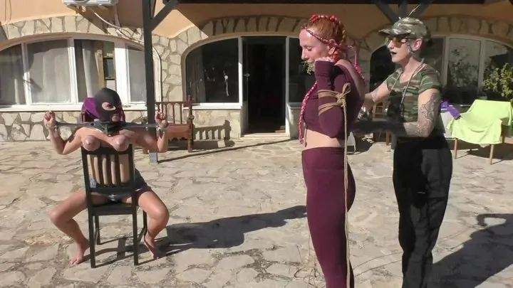 Tied In Public - Hard Bondage Walk Training for Melodie - Welcome Slave Susi - Part 1 wmv HD