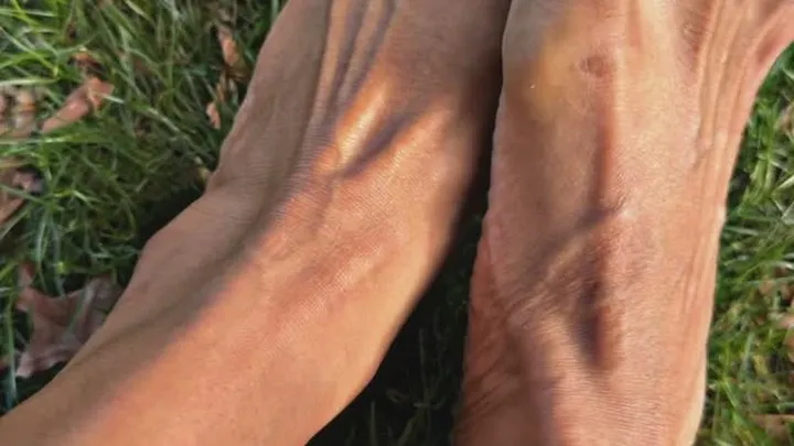 The Purple Temptress - Winter Grounded - Bare Feet, Real Texture, Seasonal Calm