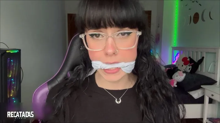 Recatadas Studio - Hare Fuyu, self bondage, multiple gag show! (1080p)