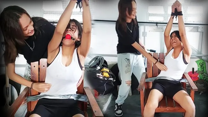 Selfgags - Merciless REVENGE Bondage Tickling in the Attic (Full HD 1080p)