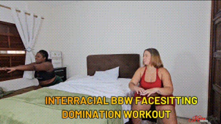 Karina Cruel Facesitting - INTERRACIAL BBW FACESITTING DOMINATION WORKOUT - ROSALIA PEACH - FULL VERSION - NEW JANUARY 2026