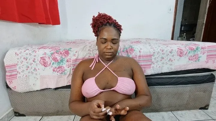 Britney Hunter Fetish - Princess Makes Ebony Slave Worship and Swallow Her Feet Until She Chokes - By Naty and Nanda - CAM FULL HD