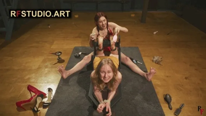 Rf Studio Production - Mandy in the Special Device - Foot Tickling by Daria (FULL HD MP4)