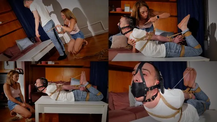Alba Loves Bondage - Alba & Klamm - Klamm's Tightest Hogtie MP4 FULL HD 1080p