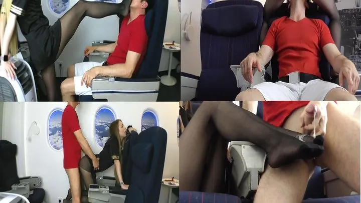 Foot Fetish-store - Foot fetish sex with stewardess in airplane!-wmv