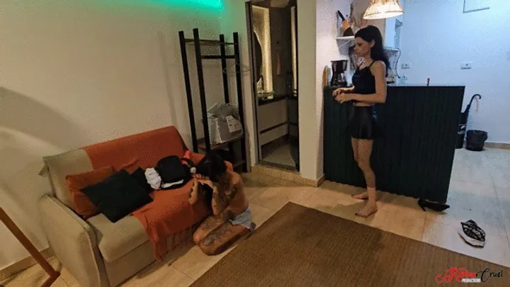 Karina Cruel Perfect Feet - CLEAN AND SWALLOW MY FEET - BY KARINA CRUEL - CLIP 4 - KC PRODUCTIONS