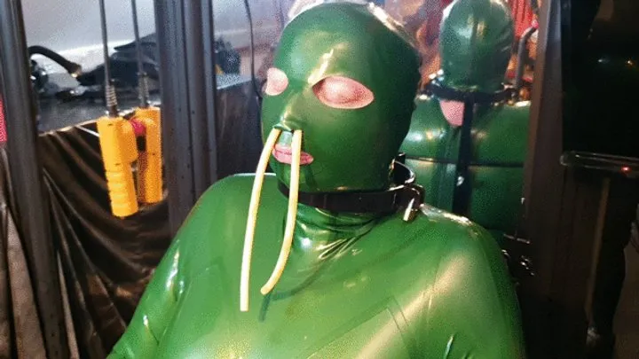 Rubbersubmission Clip Store - Green Rubber Long Heavy Session