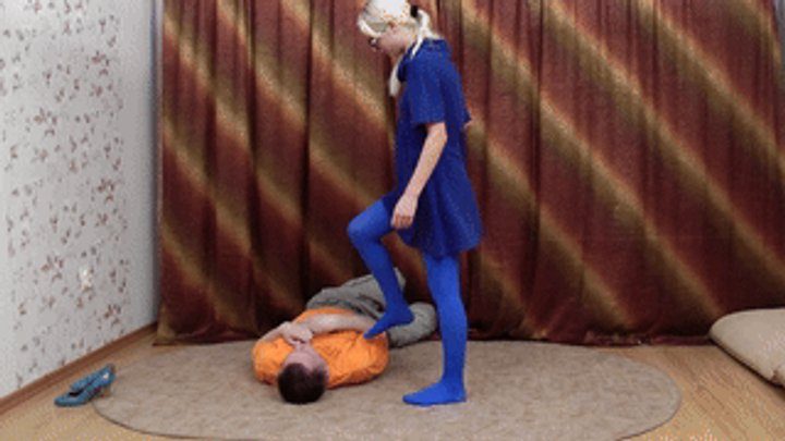 Furious Girls - A mischievous blonde girl involves a guy in a foot fetish, vd015x 1080p