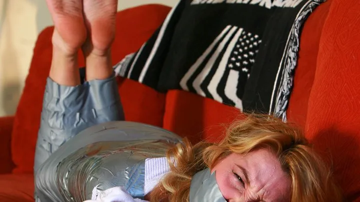 Dominic Wolfe's Gagged Beauties - Janira is a Double Mummified, Mouth PACKED, Toe-tied, Angry, Gag bitching & Toe-tally Frustrated Babysitter! RE ENCODE 2026 *NEW PREVIEW*
