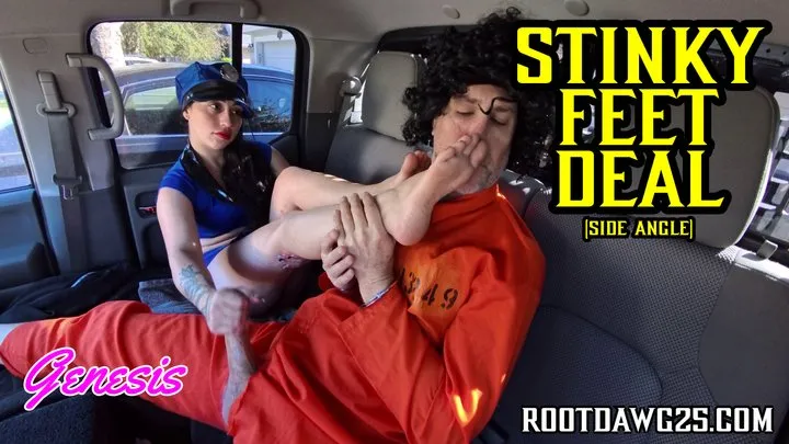 Foot Fetish By Rootdawg25 - Genesis - Stinky Feet Deal (side angle) 1080p MP4