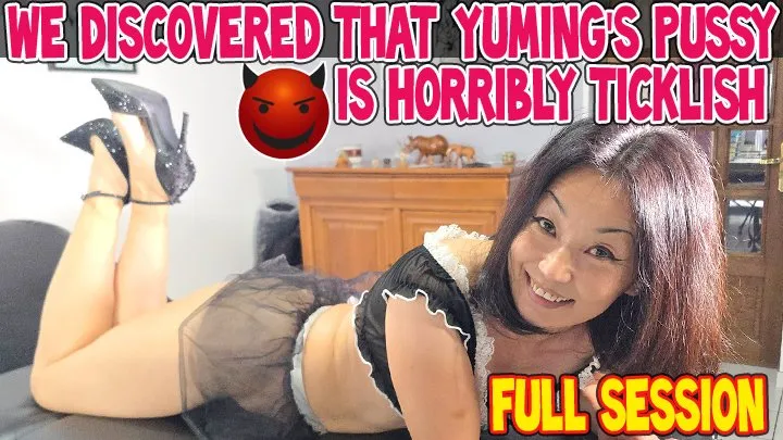 Tickle Frenchtickling  Store - WE DISCOVERED THAT YUMING'S PUSSY IS HORRIBLY TICKLISH : FULL SESSION - FULL HD MP4