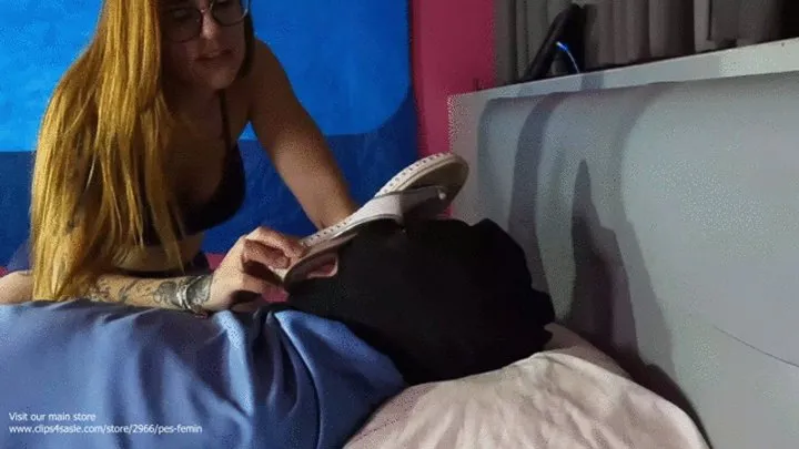 Soles And Foot Fetish - I LOVE ORDERS MALE SLAVE FIRST LICK INNER SOLES OF MY SLIPER FOR THEM FORSHIP MY FEET