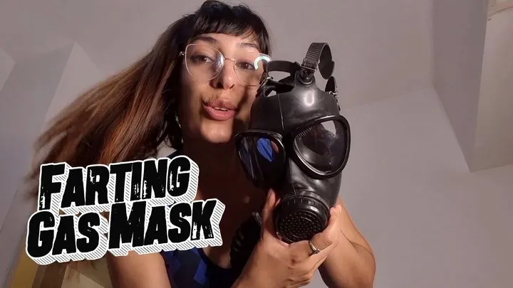 Alessiialove - POV: Alesia with her big ass makes you swallow her farts in a gas mask in HD