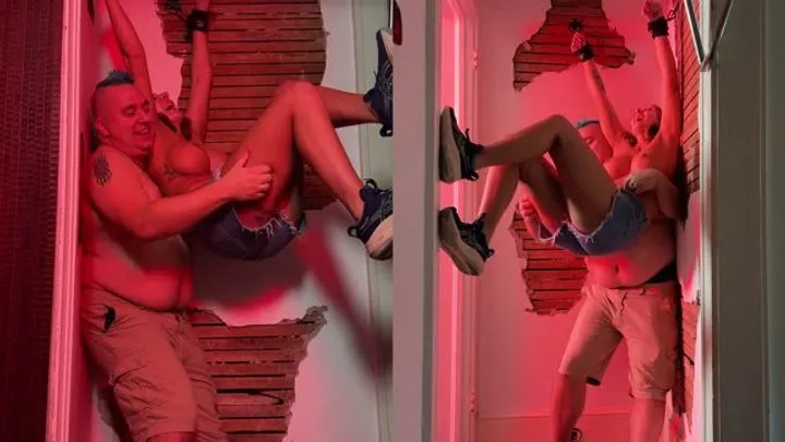 Ticklishchicks - Tickling Mandy Topless, Restrained Standing, Laughing and Squealing