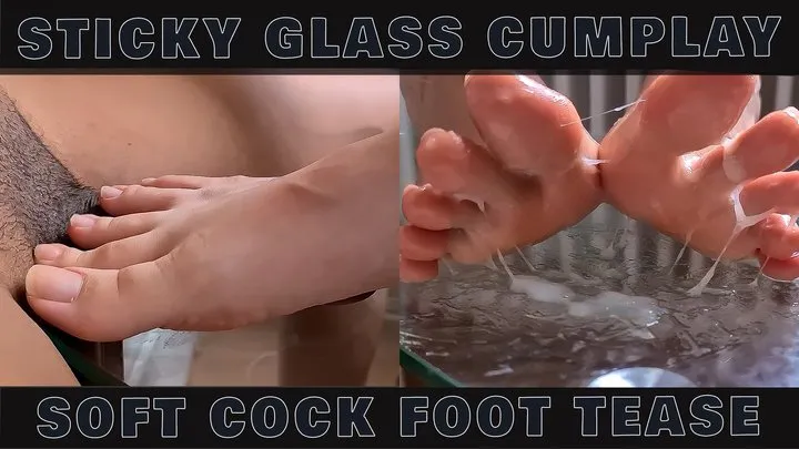 Frost Fetish Studios - Sticky Glass Table Cumplay 1 - Riri Lunara Teases His Soft Dick Cock and Gets a Double Jack Cumload