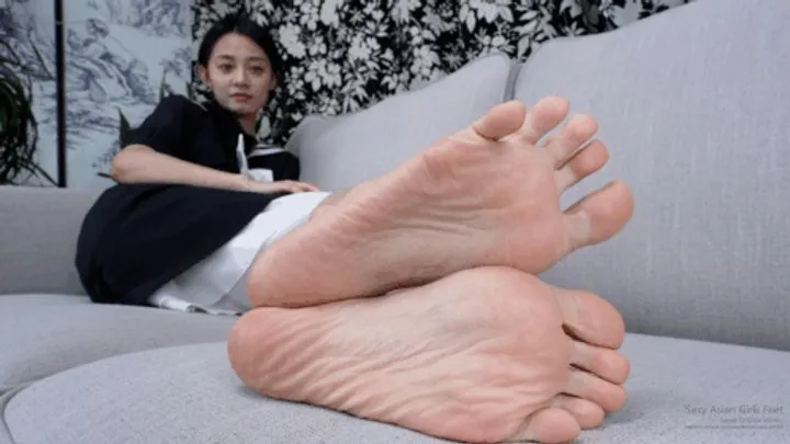 Sexy Asian Girls Feet - Beautiful Asian wife HH showcases her sexy 35EU little feet18 HD