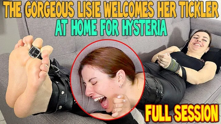 Tickle Frenchtickling  Store - THE GORGEOUS LISIE WELCOMES HER TICKLER AT HOME FOR HYSTERIA : FULL SESSION - FULL HD MP4