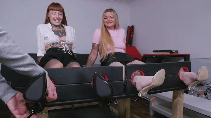 Uk Tickling - Meg Brings T Anne To UK Tickling - Custom (FULL HD version)
