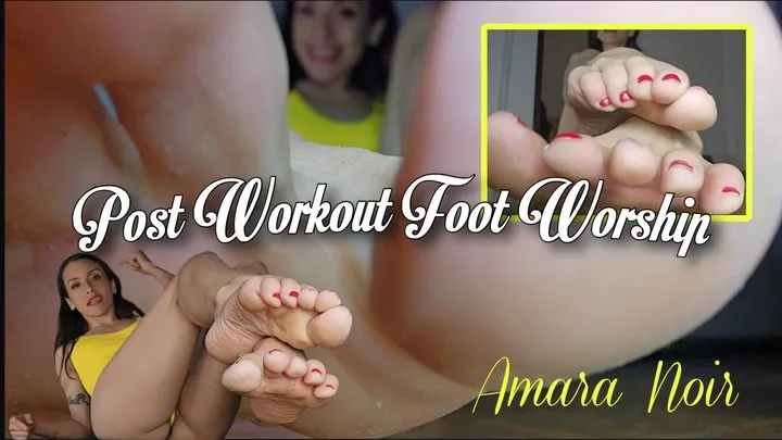 Amara Noir - Post Workout Foot Worship