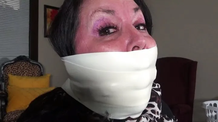 Gina Rae Michaels Bondage - Gina instructs you to gag the fuck out of her and tape her tight