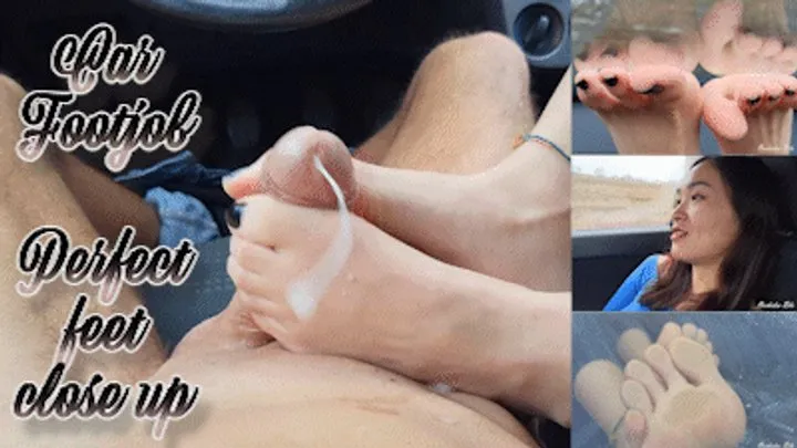 Orchidea Blu - ORCHIDEA - CAR FOOTJOB & PERFECT FEET CLOSE UP