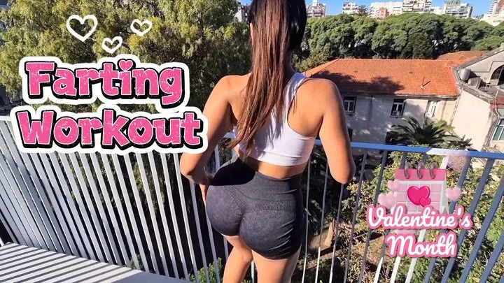 Alessiialove - Outdoor stretching and farting workout