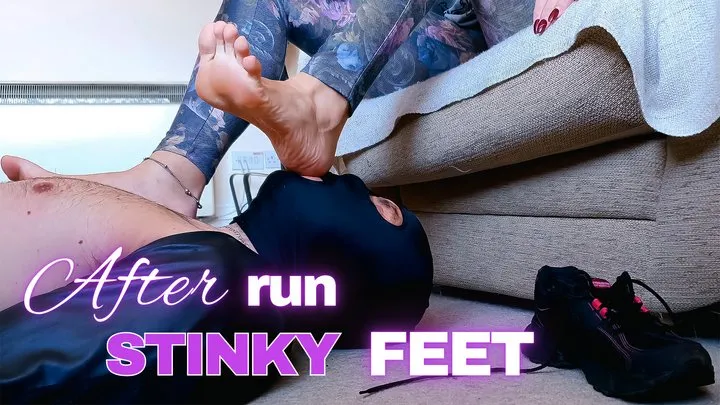 Mistress Claire Delacroix - MCD - AFTER RUN STINKY FEET - Full HD