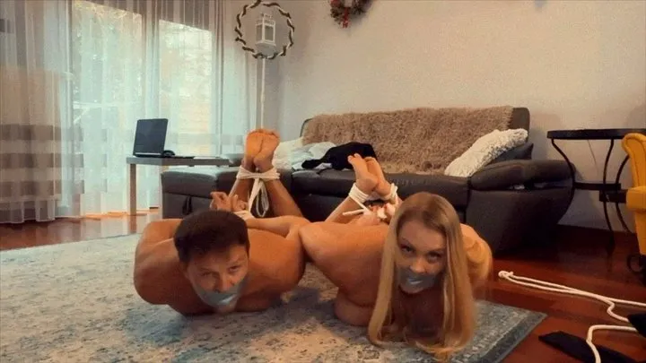Princess Diana - Tied Up Cuckold Watches Wife Get Fucked WMV