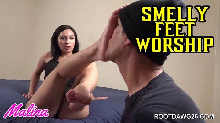 Foot Fetish By Rootdawg25 - Smelly Feet Worship - Malina 1080p MP4