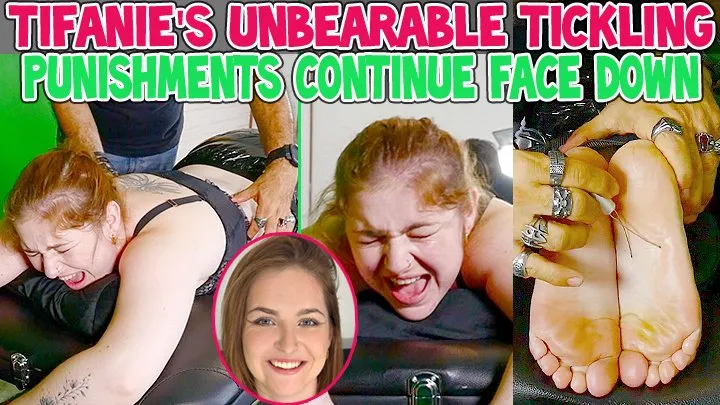 Tickle Frenchtickling  Store - TIFANIE'S UNBEARABLE TICKLING PUNISHMENTS CONTINUE FACE DOWN - HD WMV