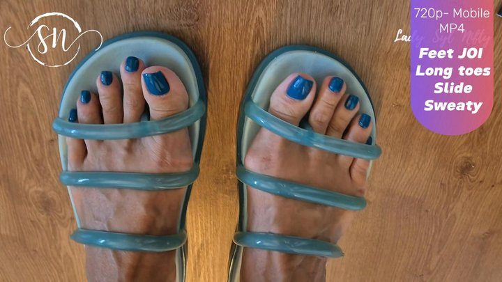 Lady Syl Nifty - A JOI on sweaty feet in slide shoes. 720p - Mobile