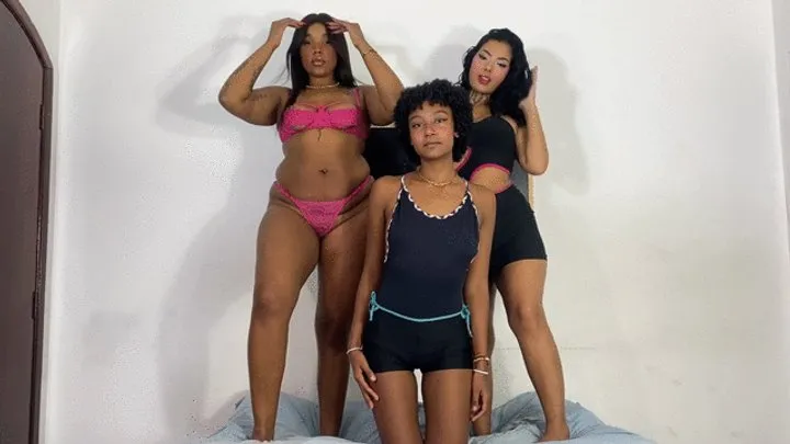 Britney Hunter Fetish - PAWGS HUMILIATING NEW 18-YEAR-OLD EBONY SLAVE WITH LOTS OF FARTS BY IZIS BRUNETTE , IZA CANDY AND MARYJANE BLACK CAM FULL HD