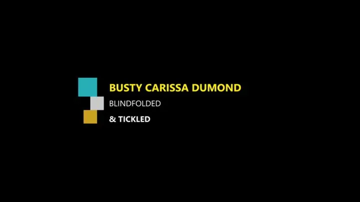 B C Tickle And Fetish - Busty Carissa Dumond Blindfolded (1080p)