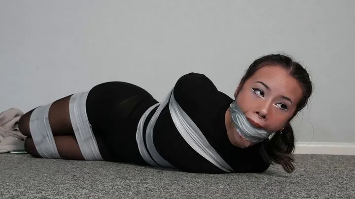 Bondage Theory - Lilly in: Secret Police Snoops Around and Gets Taped Up and Harshly Ballgagged! (+BTS) (4K)