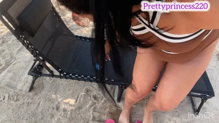 Prettyprincess2 And Ricardo73 - Beach wet farts