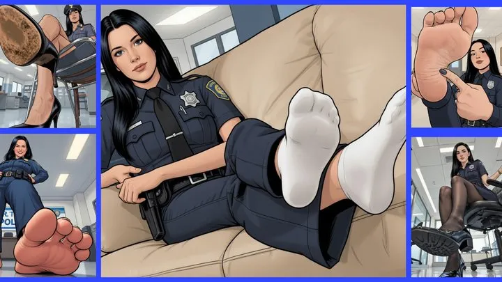 Giantess Fandom - Arrested Punished Policewoman Submits You Under Her Feet for Your Crimes
