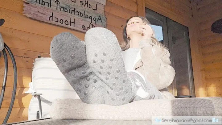 Goddess Bs Slave Training 101 - Morning Foot Worship & Smoke in the Mountains