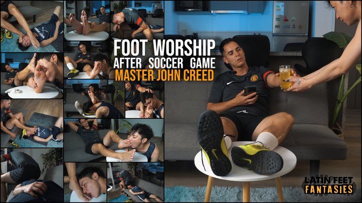 Latin Feet Fantasies - foot worship after soccer game | john creed