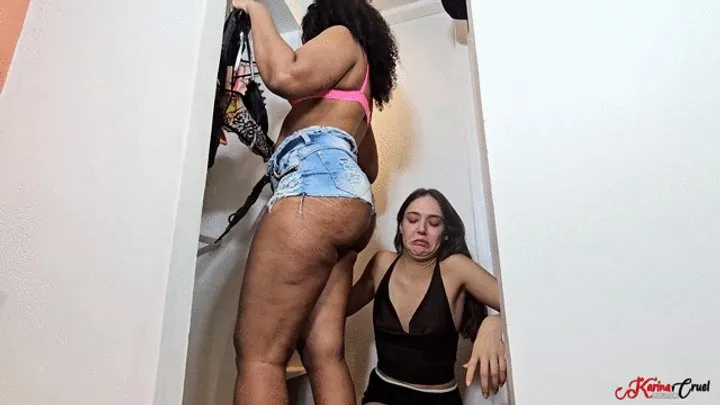 Karina Cruel Farting  Enema - MESSY CLOSET CONSEQUENCES - FARTING DOMIANTION - VERONICA LINS - CLIP 2 - NEW FEBRUARY 2026