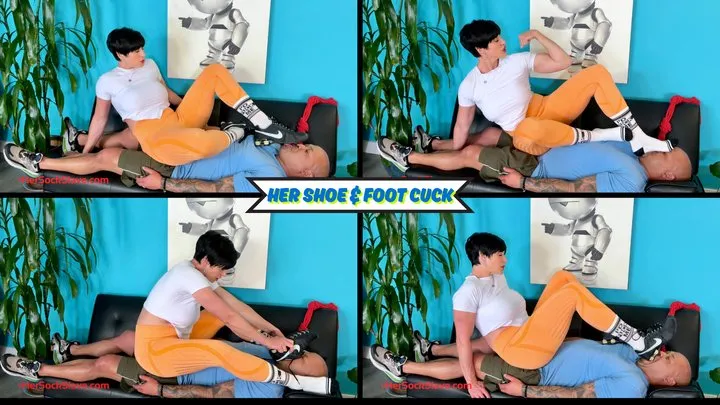 Rapture's Feetish Playground - Cucked By Rapture's Feet - Goddess Rapture Makes Her BF Service Her Sneakers and Feet While Breaking Up with Him and Uisng Him as Practice For Her Mew BF - UltraHD (WMV)