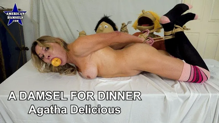 American Damsels By Jon Woods - A Damsel For Dinner - Agatha Delicious