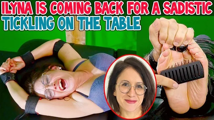 Tickle Frenchtickling  Store - ILYNA IS COMING BACK FOR A SADISTIC TICKLING ON THE TABLE - HD WMV