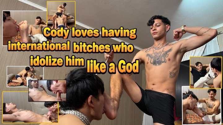 Str8crushfeet - Cody loves having international bitches who idolize him like a God