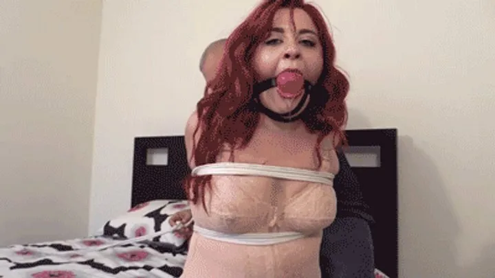 Bound Girdled And Gagged - d2602FRESHIE-Tie me up in her girdle!