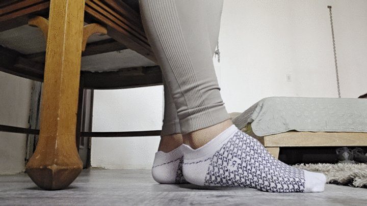 Foot Fetish Paradise - Milah Highly Arched Feet show in sexy socks