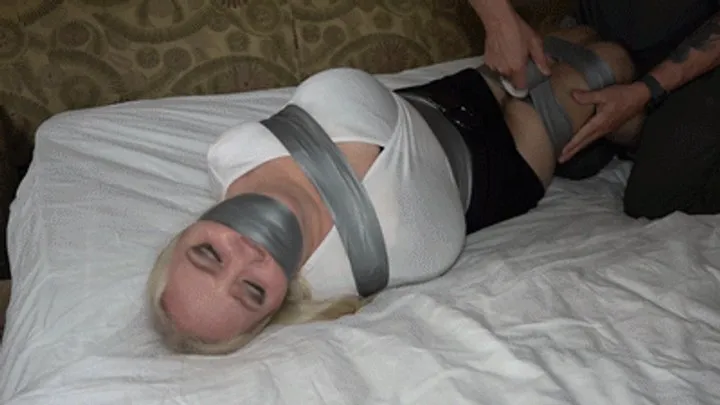 Mouth Stuffed And Tied Up Girls - d2603VAMP-Being taped and gagged helpless got the full figured girl horny