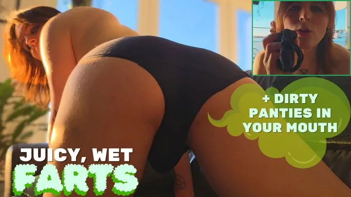 Softheathen - Eat My Wet Bubbly Farts and Dirty Panties POV