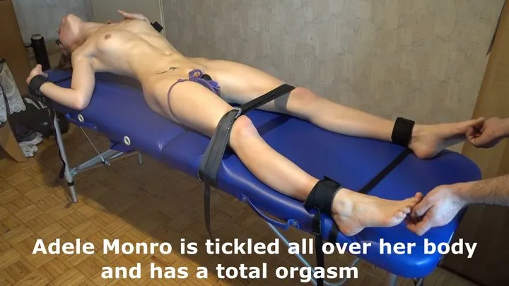 Polish Tickling - Adele Monro is tickled all over body and has a total orgasm